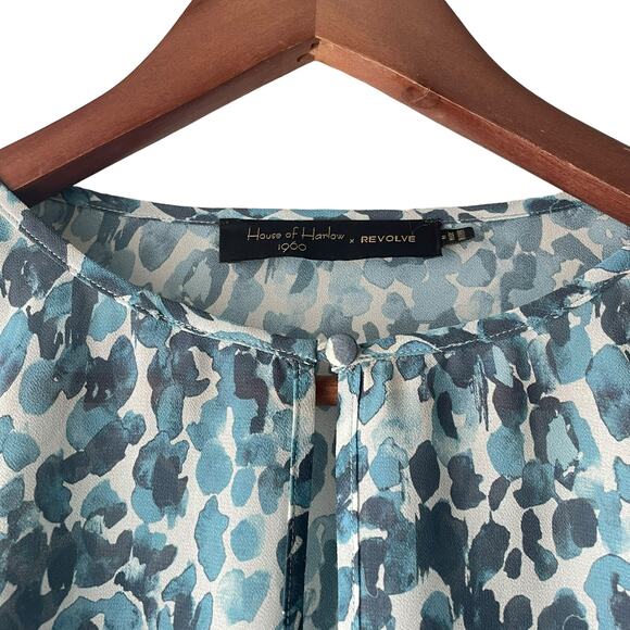 House of Harlow 1960 x Revolve Seymore Blouse Long SleeveTop Women's Size M - Picture 5 of 7